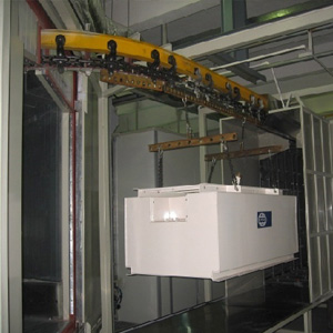 發(fā)電機(jī)涂裝噴粉線